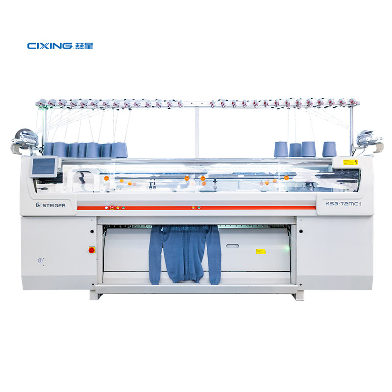 Features of computer flat knitting machine