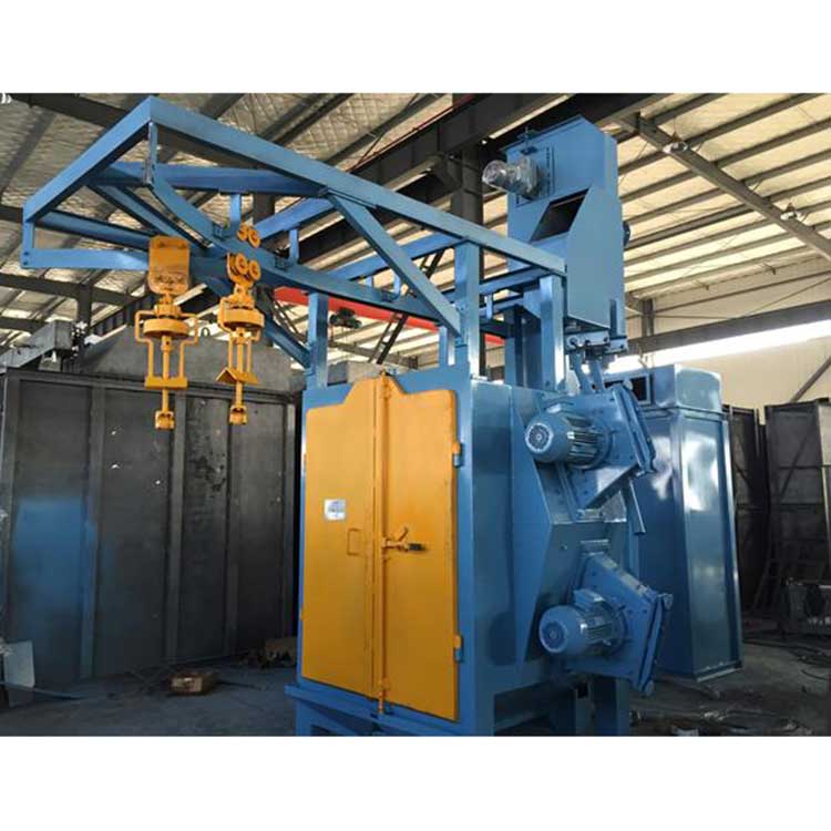 Grinding method of shot blasting machine