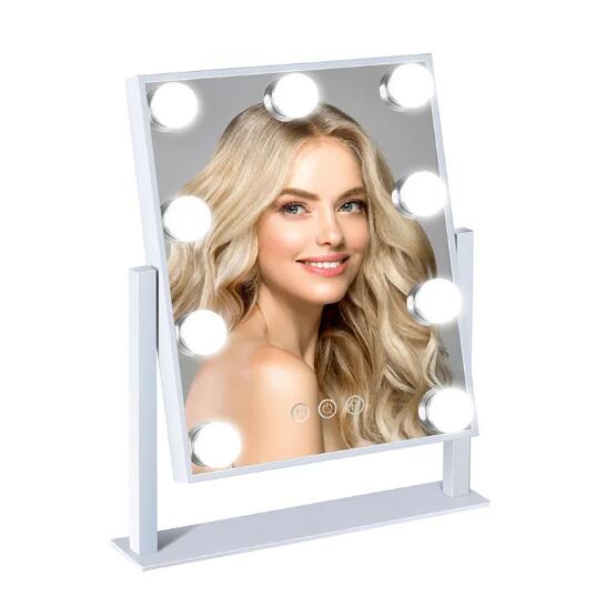 Enhancing Your Beauty Routine with a Brightness Adjustment Makeup Mirror with 9 PCS Bulbs